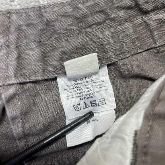 Eddie Bauer Cargo Pants Womens Size 8 Brown Cotton Utility Outdoor Low Rise - Picture 5 of 14